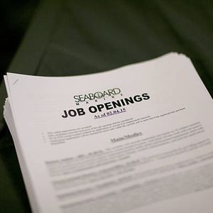 The job of finding a job was a little tougher last month than in May