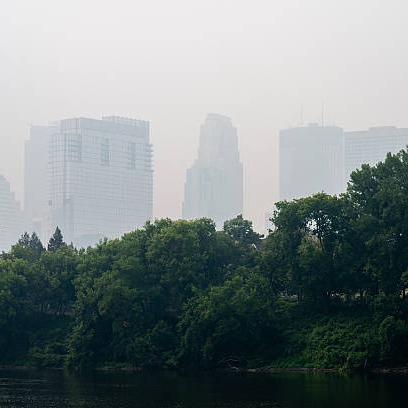 It's not expected to be as smoky today in the Twin Cities Friday