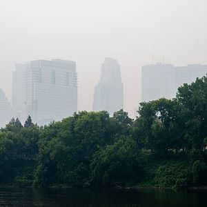 It's not expected to be as smoky today in the Twin Cities Friday