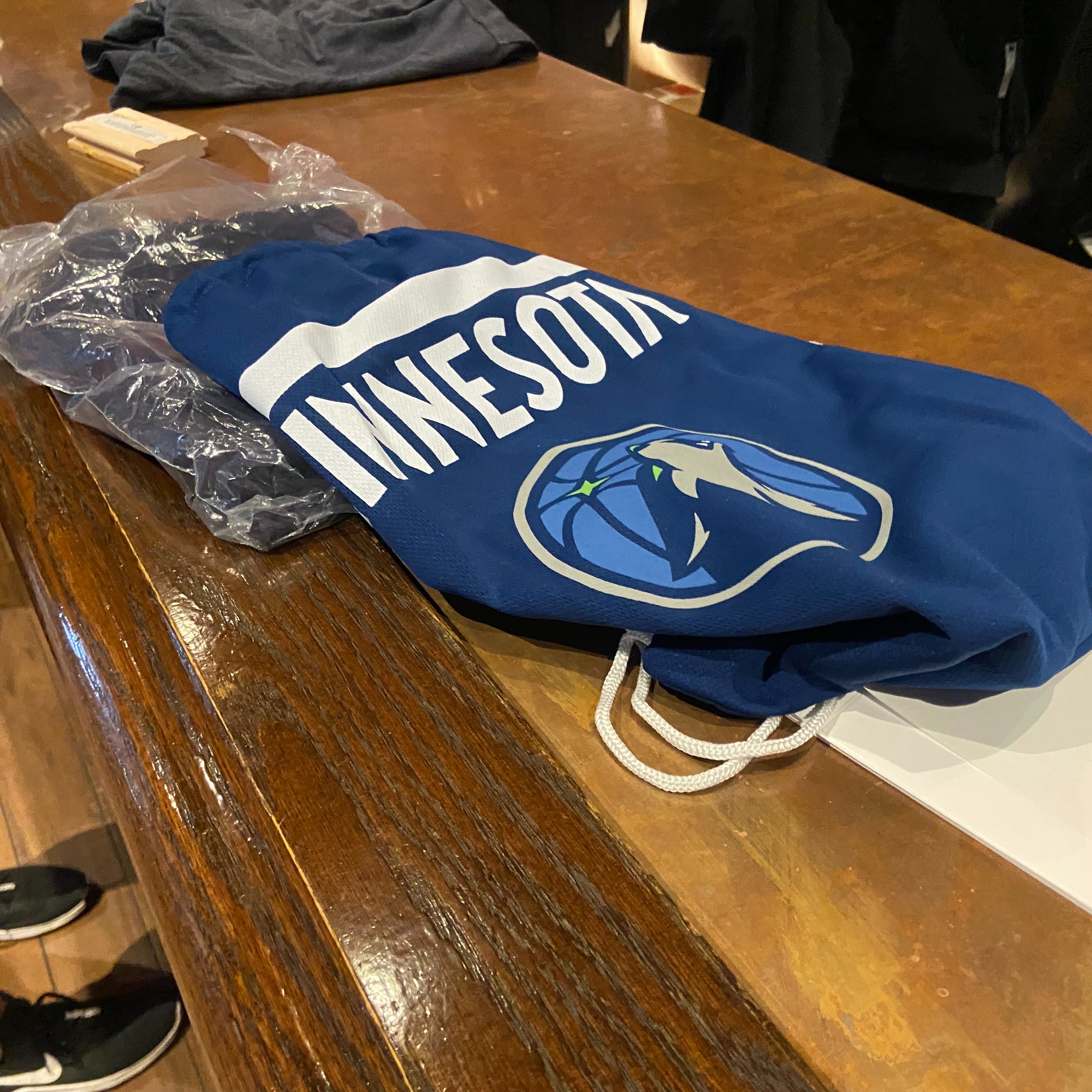 A liquidation sale for older Wolves and Lynx merchandise had fans flocking to Mayo Clinic Square