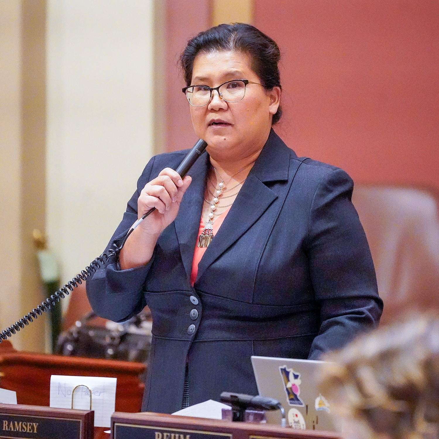 St. Paul Mayor Kaohly Her says attempts at humor "fell short" and cooperating with investigation