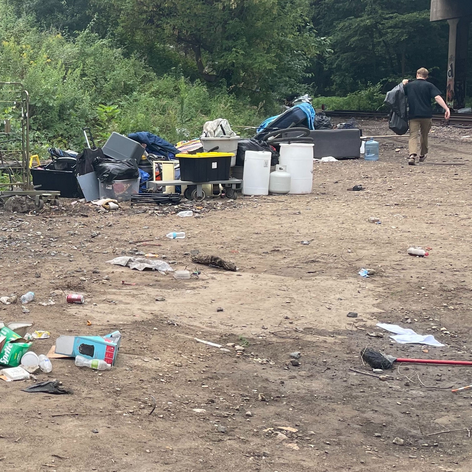 A new homeless encampment has popped up in St. Paul’s West End