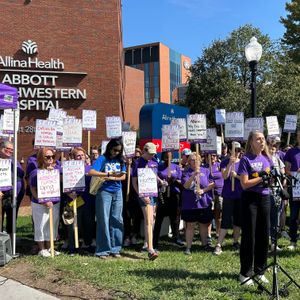 Allina health hospice nurses launch strike in the wake of what they call 'unbearable working conditions'