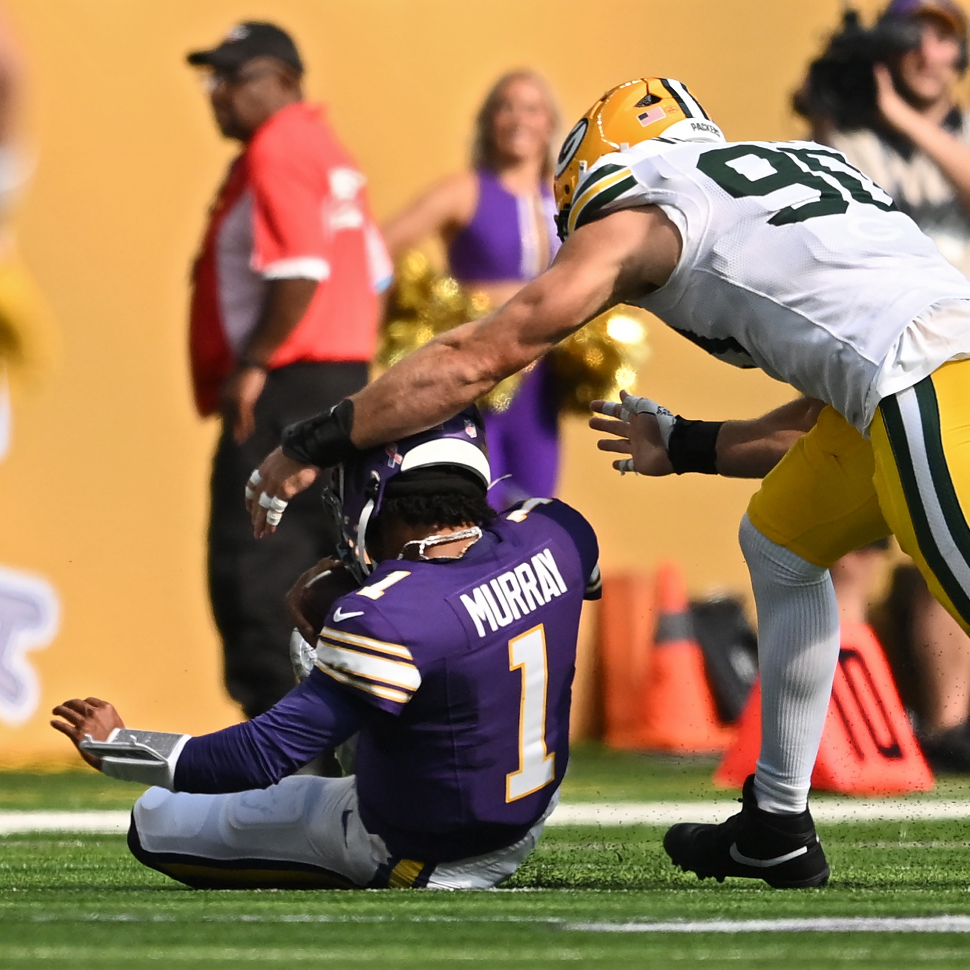 Viking QB Kyler Murray is in the NFL's concussion protocol