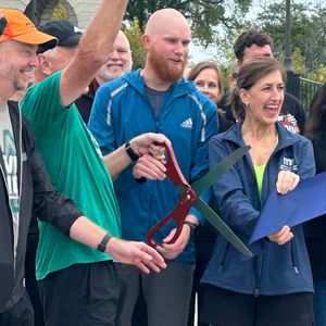 Gov. Walz celebrates the reopening of the John Ireland Bridge over I-94