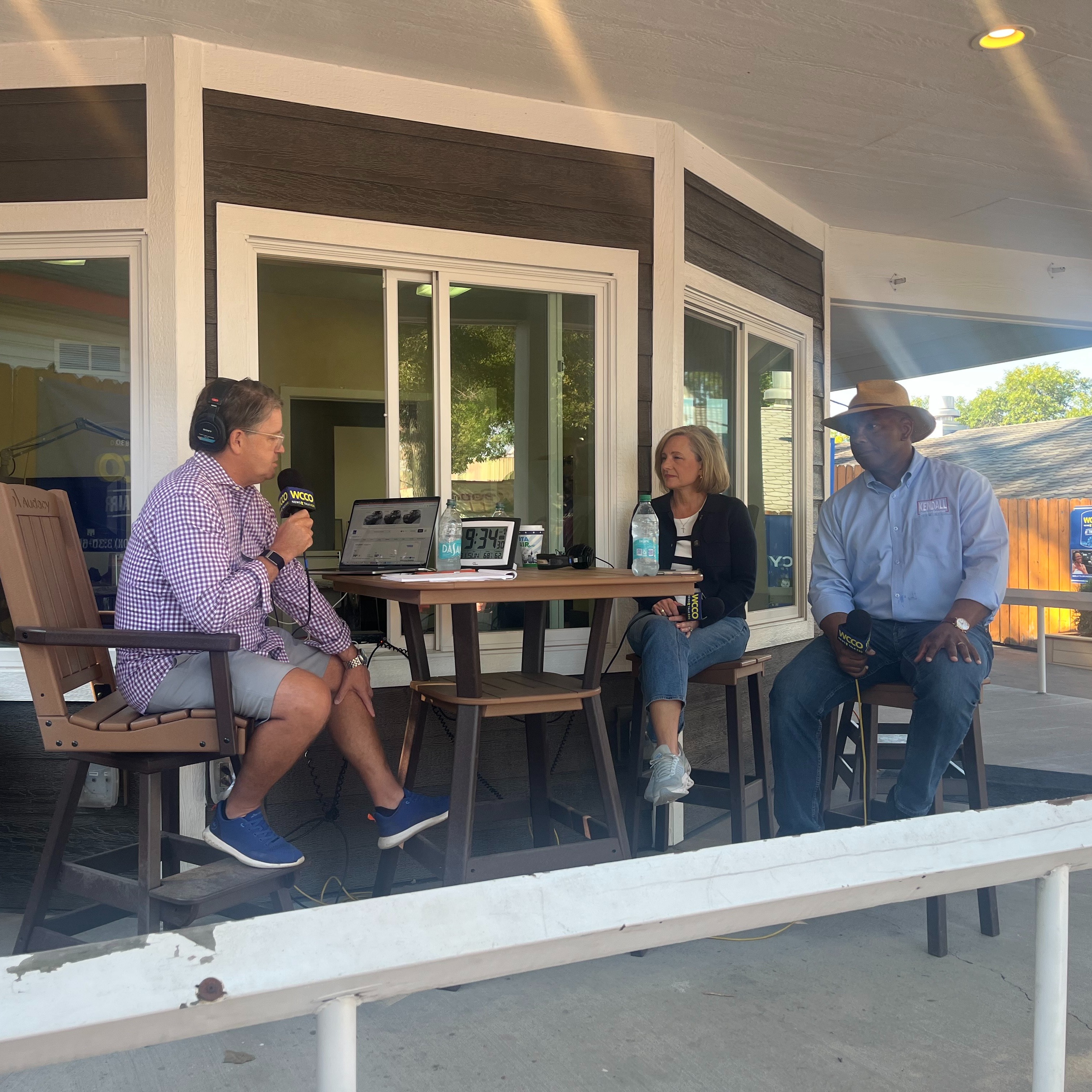 MN Gubernatorial Candidates Kendall Qualls and Rep. Kristin Robbins