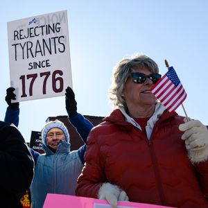 Kelly Grady reports a joyful, friendly & impatiently excited vibes at the No Kings rally