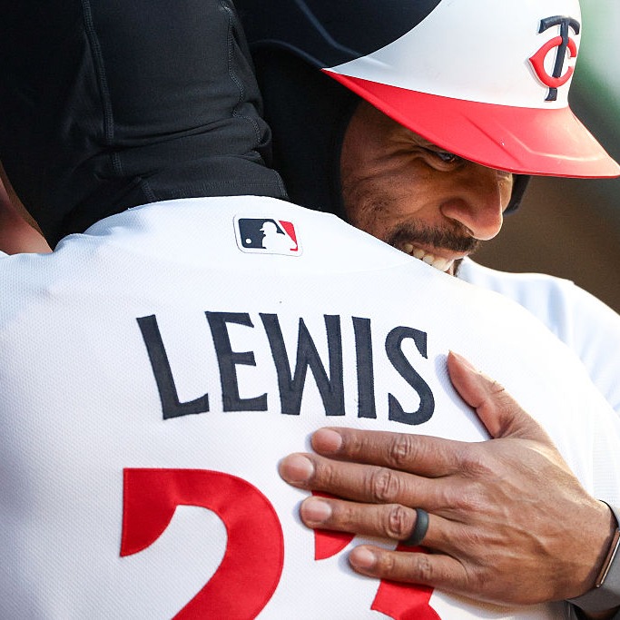 All smiles in Twins Territory!   They look for a sweep of the Tigers today at Target Field.