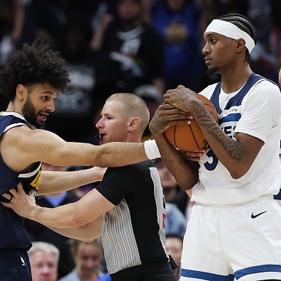 Jaden McDaniels is enjoying his role as villain in the eyes of Nuggets fans!