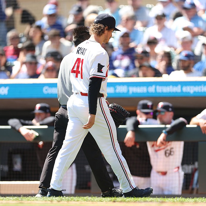 Is the season over for Twins all star pitcher Joe Ryan?
