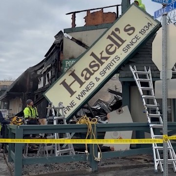 Excelsior landmark victim of an early morning blaze.