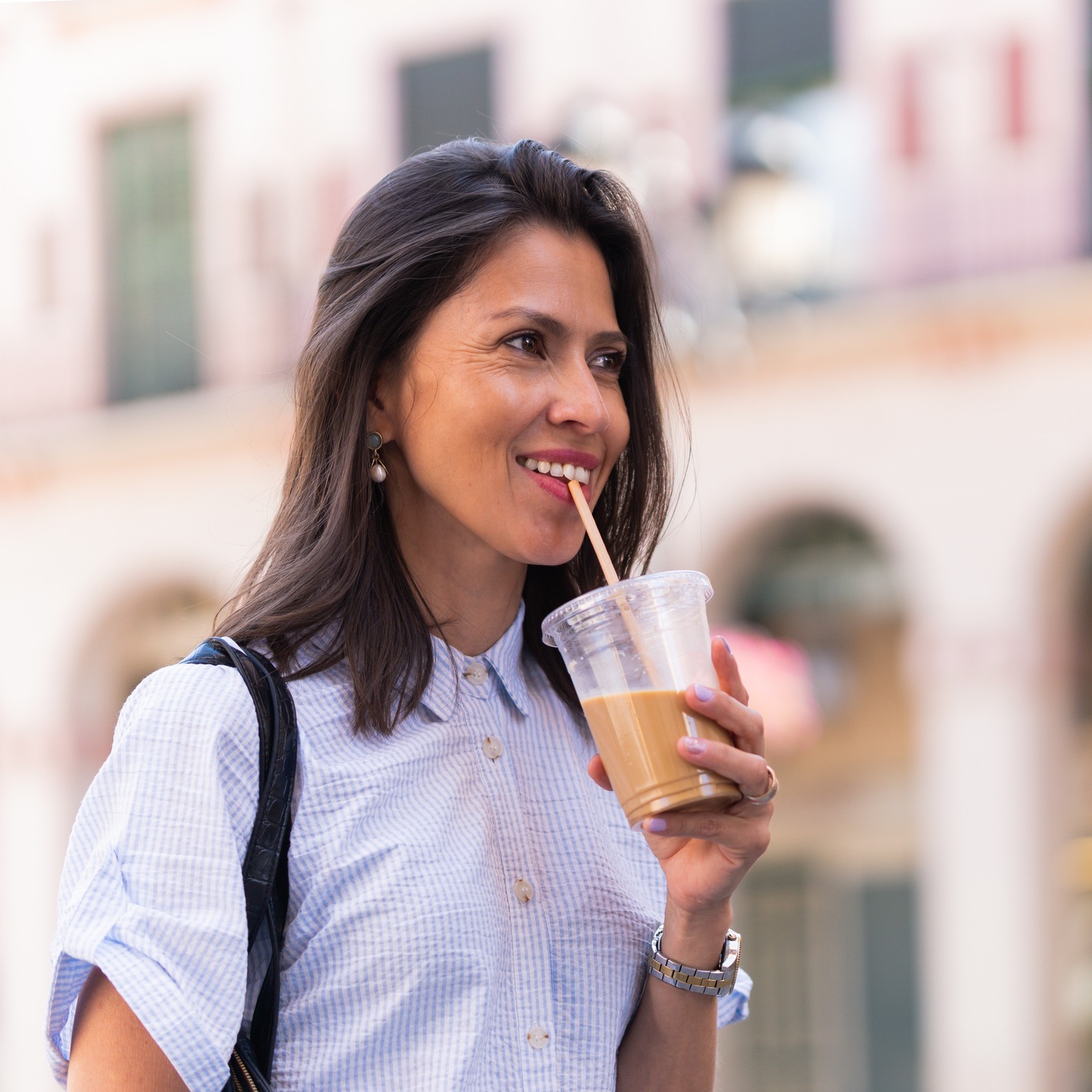 Should you bring your "Iced Coffee" to a job interview?