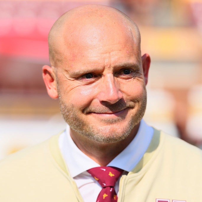 Gopher Football Coach PJ Fleck goes behind the "Locker Room Crowd Surf!"