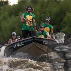Through the rain and misery, Steve Carney casts another line