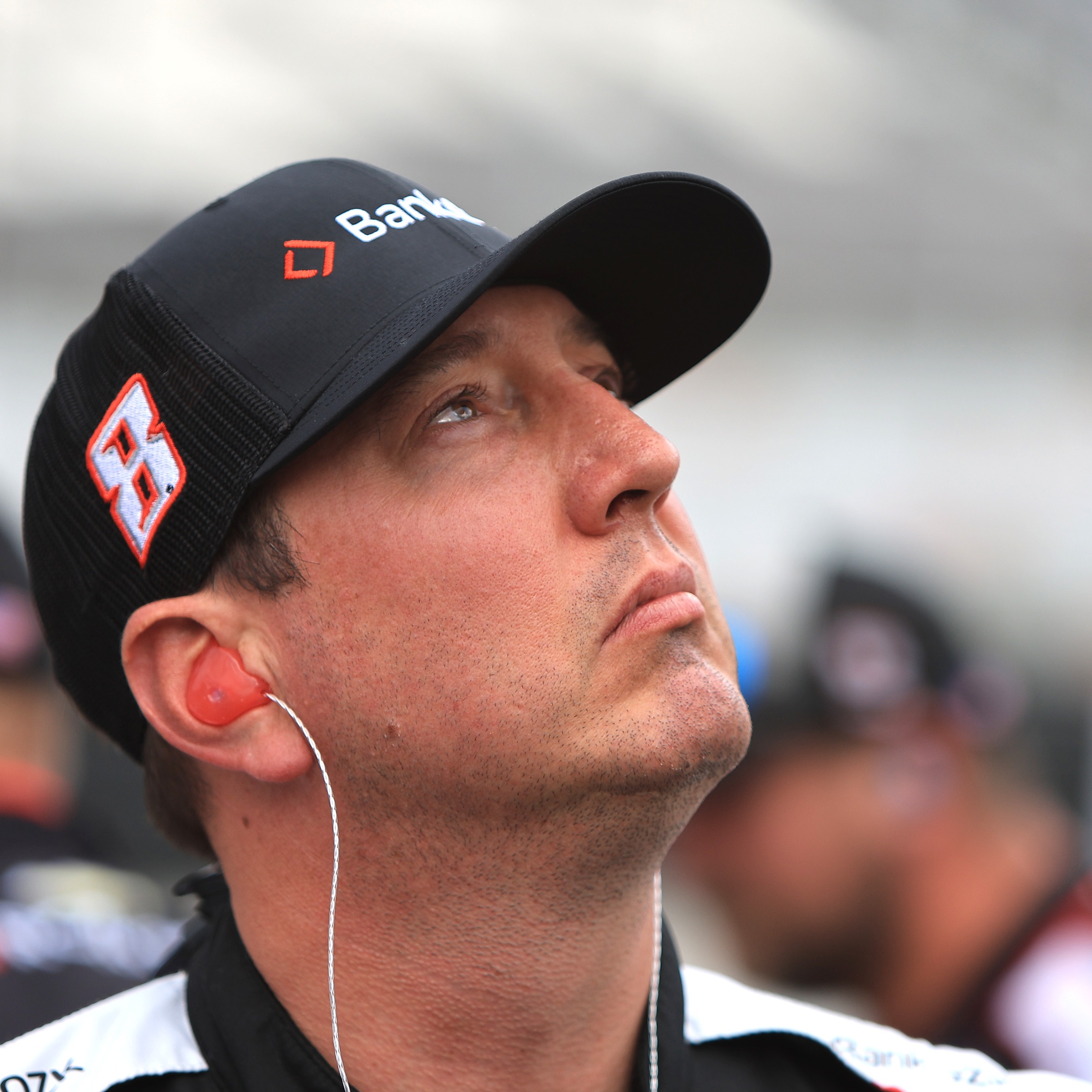 How does longtime NASCAR voice and race announcer Steve “Major Miles” Parker describe the race car driver Kyle Busch?