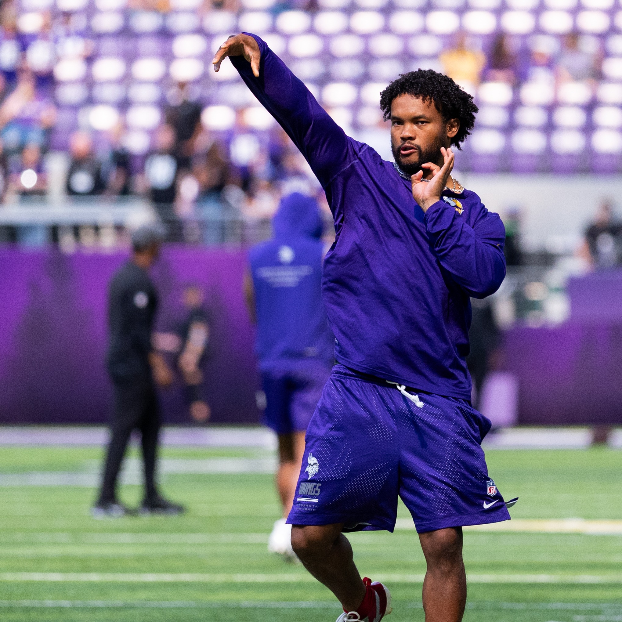 What does Matthew Coller expect in the Vikings season opener Sunday?