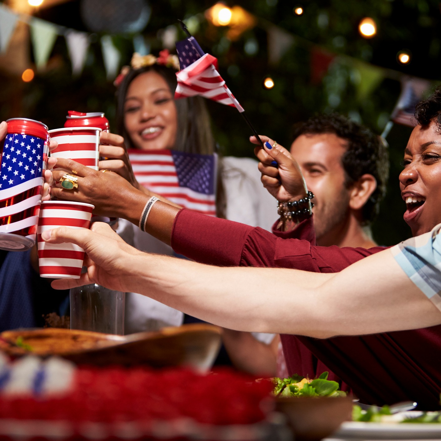 Celebrating the Fourth with a toast to the Grill master!