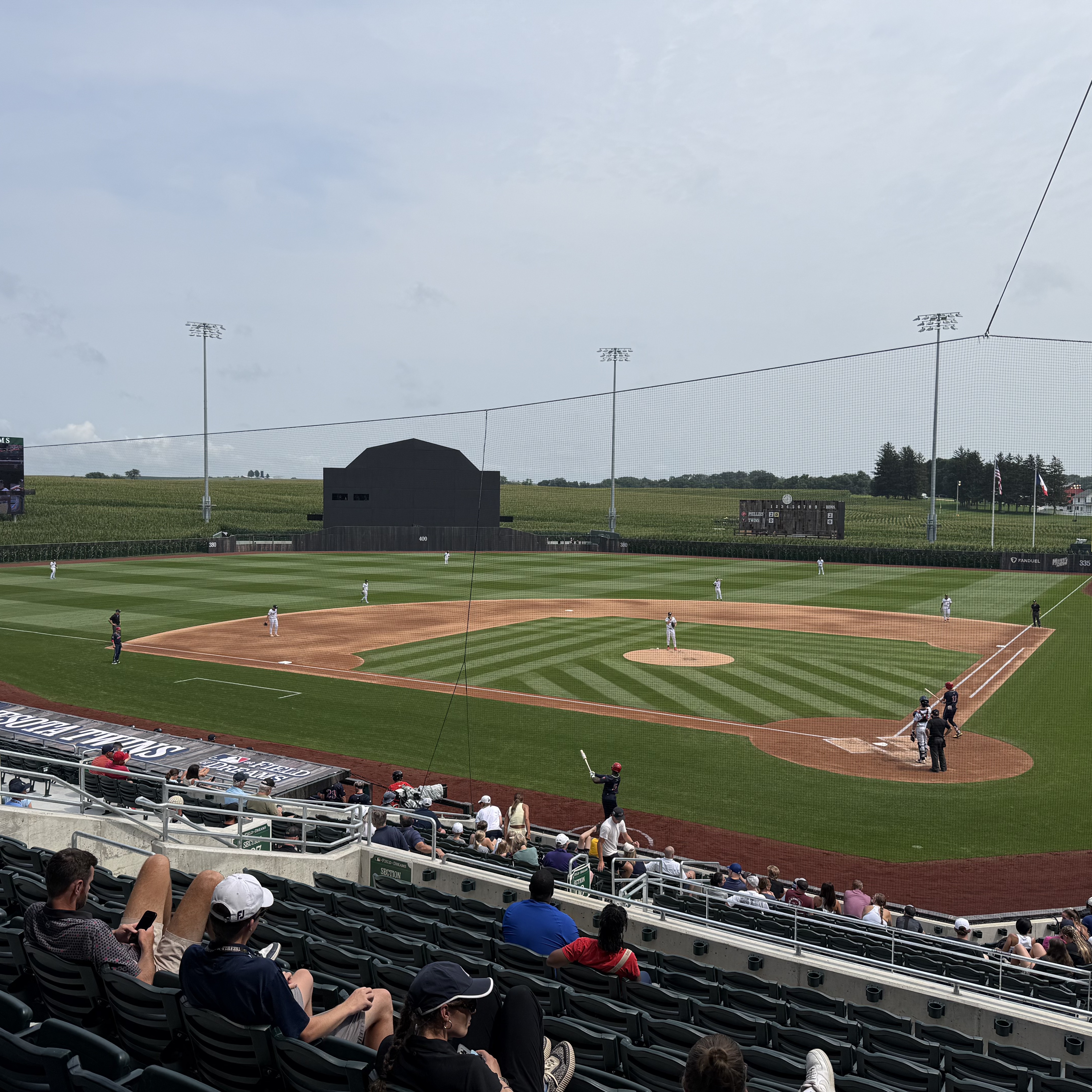 Tracy Perlman live from the Field of Dreams!