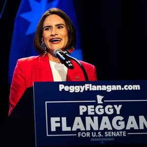 Lt. Governor Peggy Flanagan is the DFL nominee for US Senate
