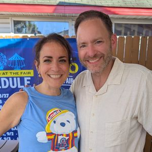 How hot is it humor, a visit from a llama & alpaca and jersey sponsors