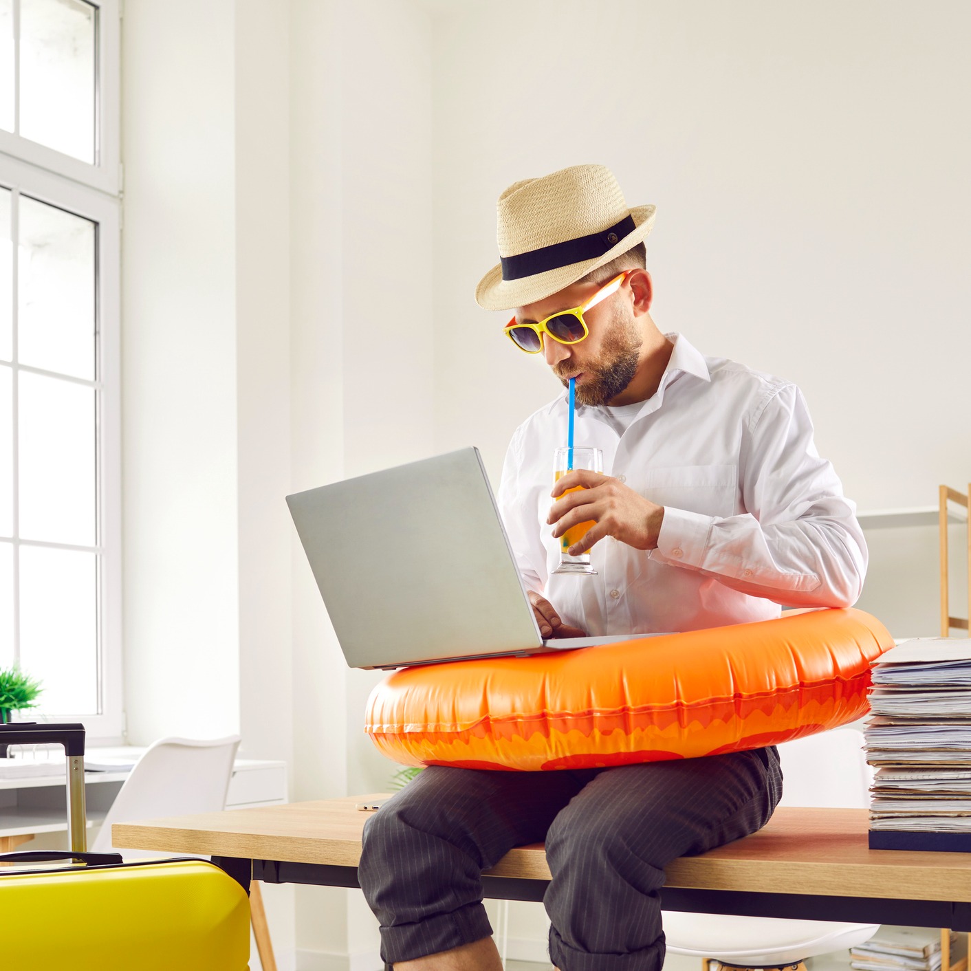 How connected and plugged in should we be on vacation?