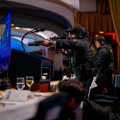 Major Garrett describes the chaotic scene he witnessed inside the White House Correspondents' Dinner