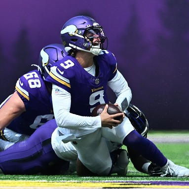 Does Chip Scoggins believe there's a chance JJ McCarthy won't make the Vikings opening day roster?