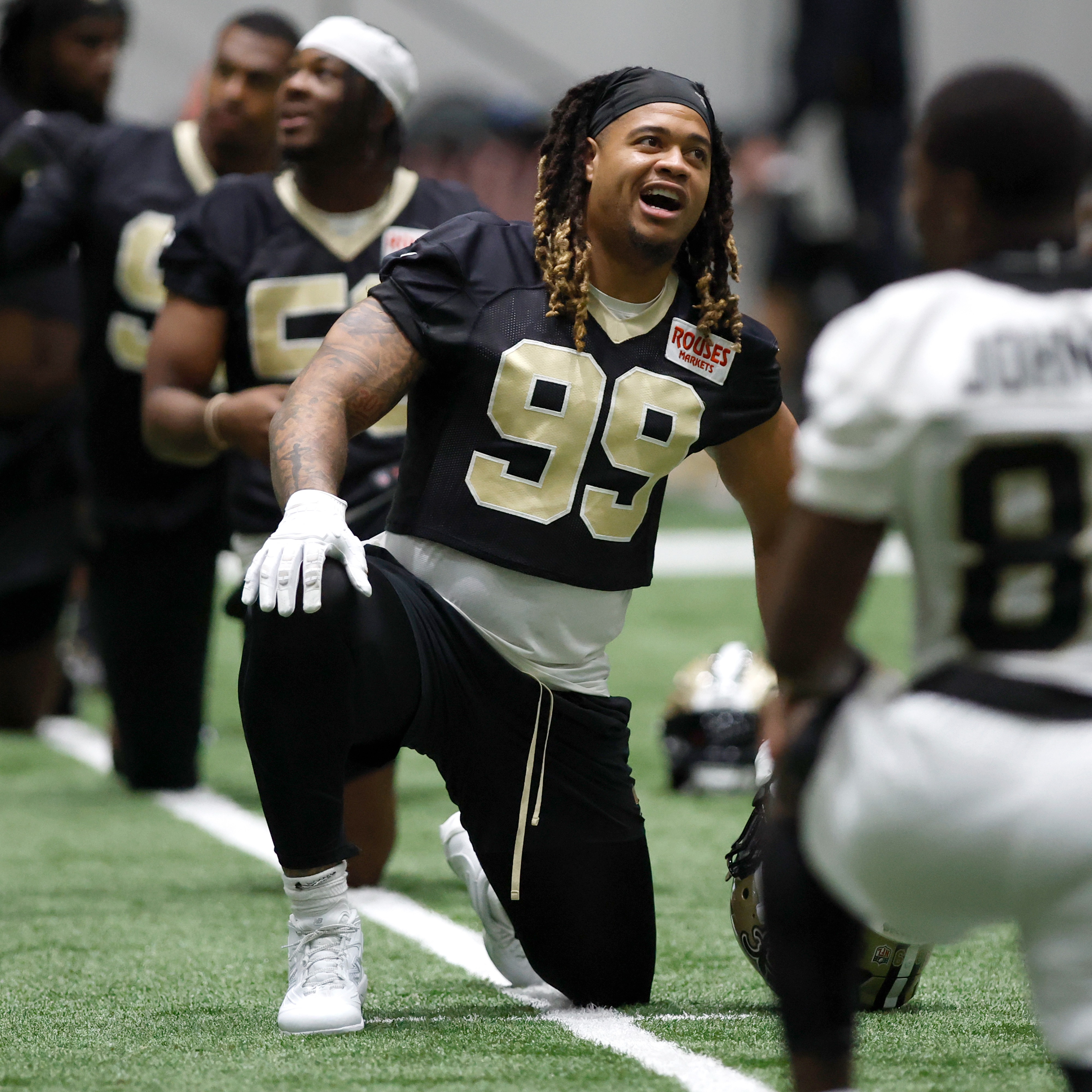 The Saints' defense absolutely won day two of training camp
