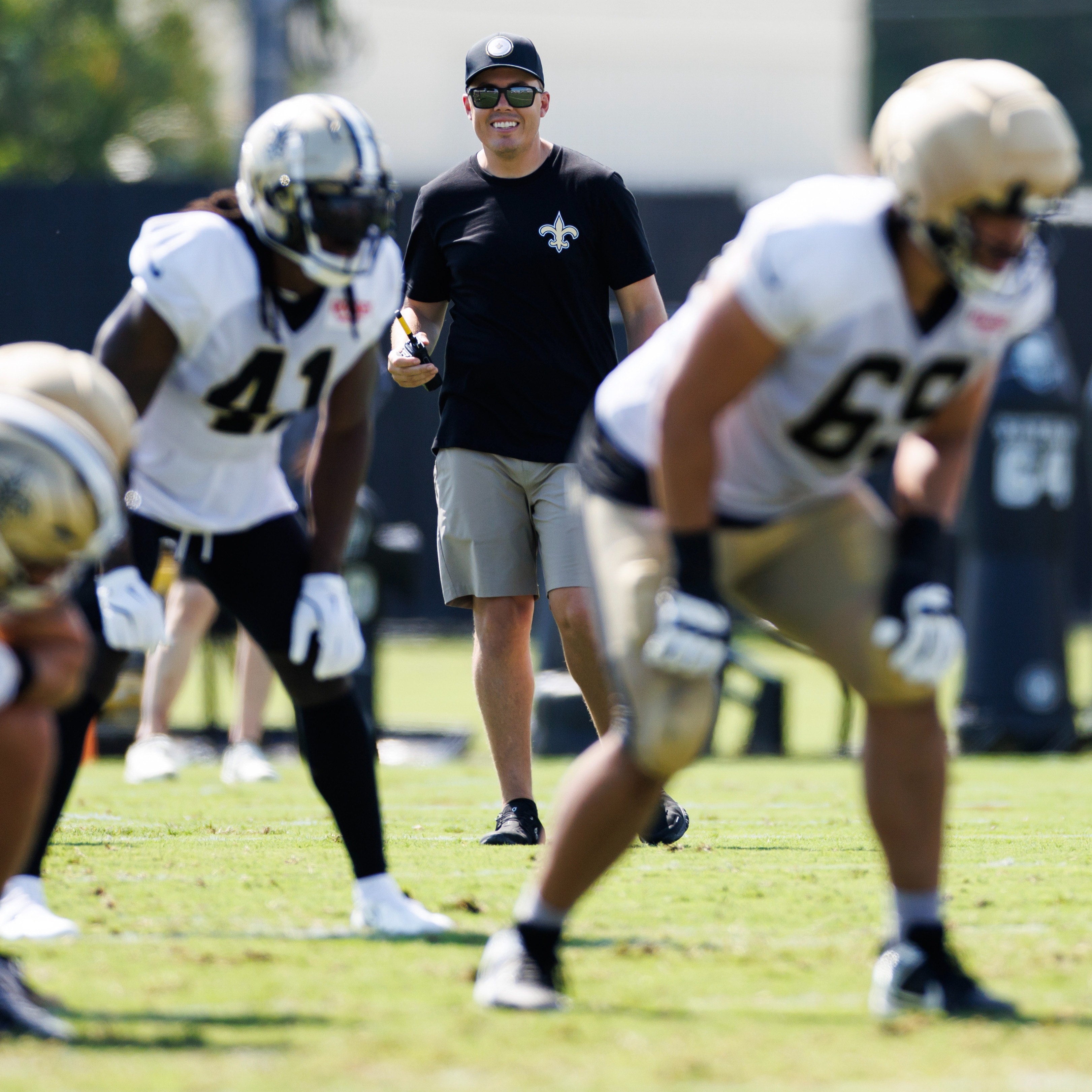 The Saints worked on improving situational football at today's practice