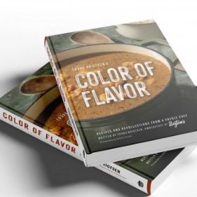 Chef Brigtsen's "Color of Flavor Cookbook," is packed with beloved recipes and plenty of “Frankisms"