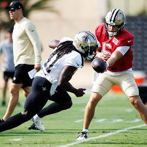The defense has been getting the better of the offense at Saints training camp