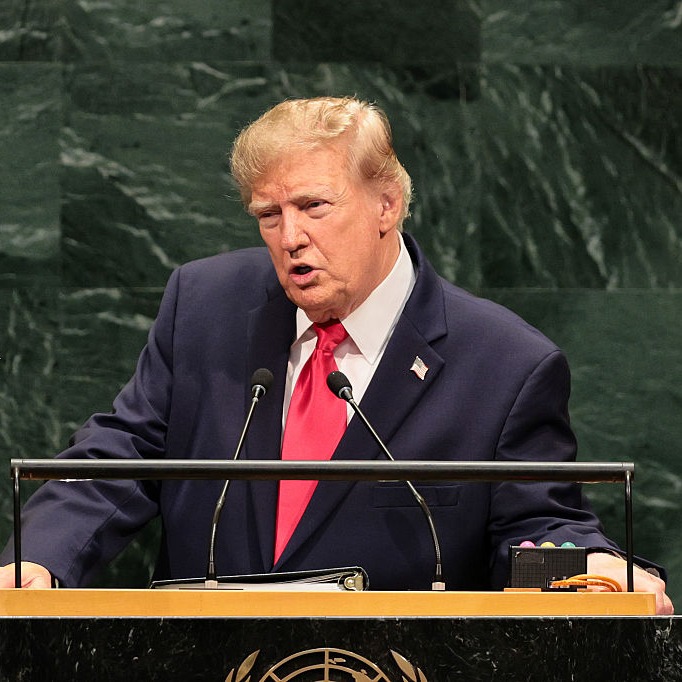Trump takes "only I can fix it" routine to the United Nations