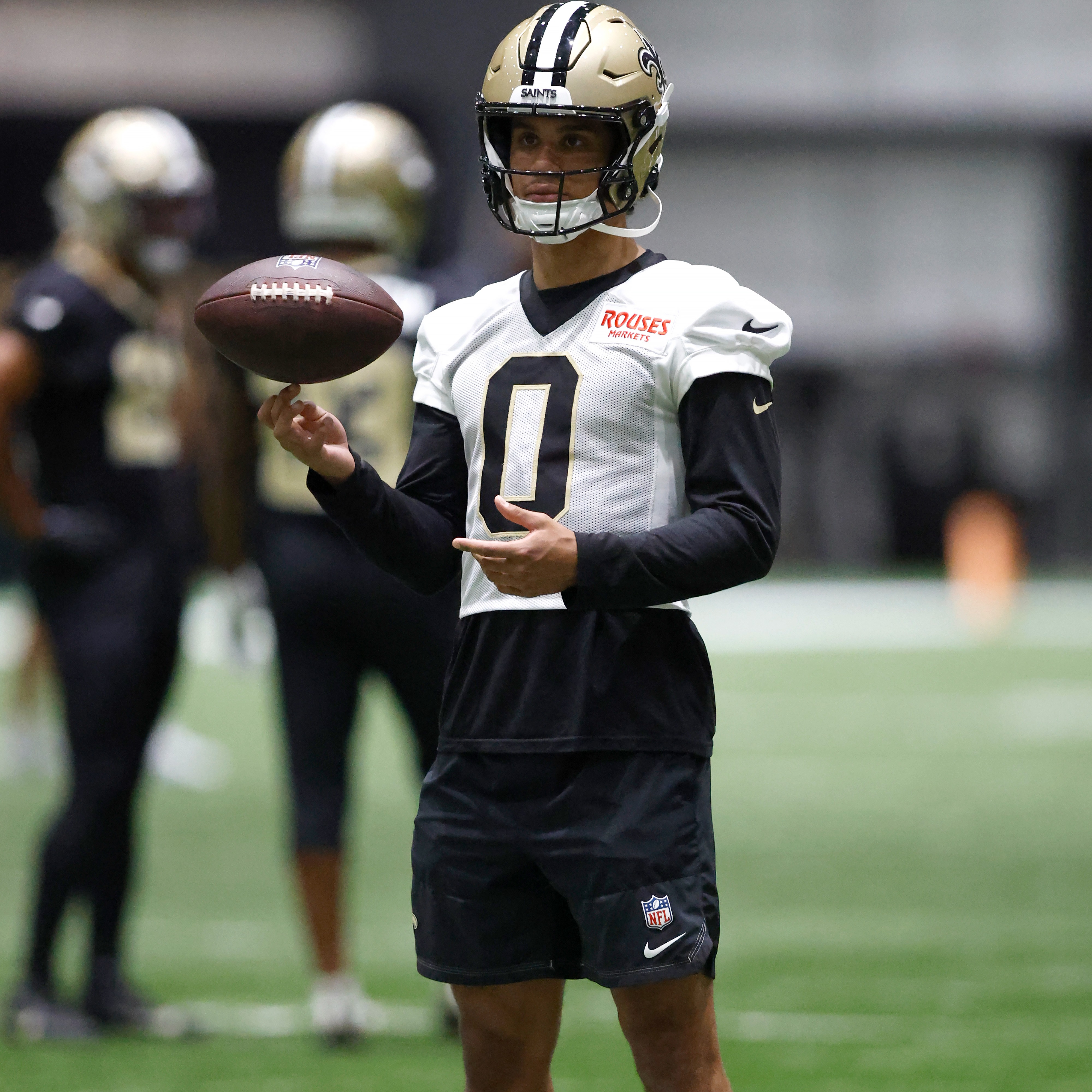 Hour 2: Will the Saints keep "kid gloves" on with Jordyn Tyson at training camp?