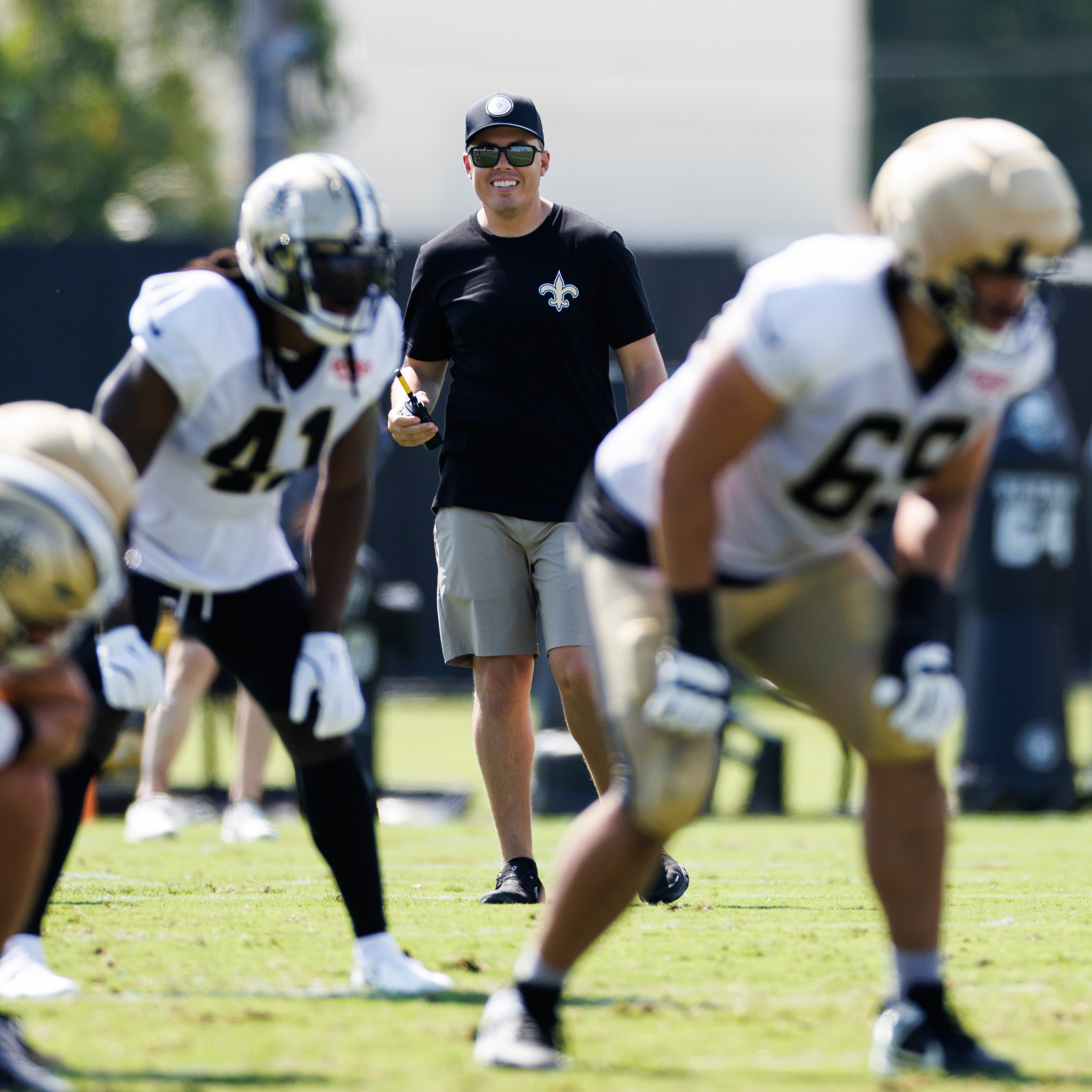 The Saints worked on improving situational football at today's practice