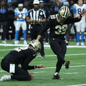 Hour 4: Is the Saints' kicker in their building right now?