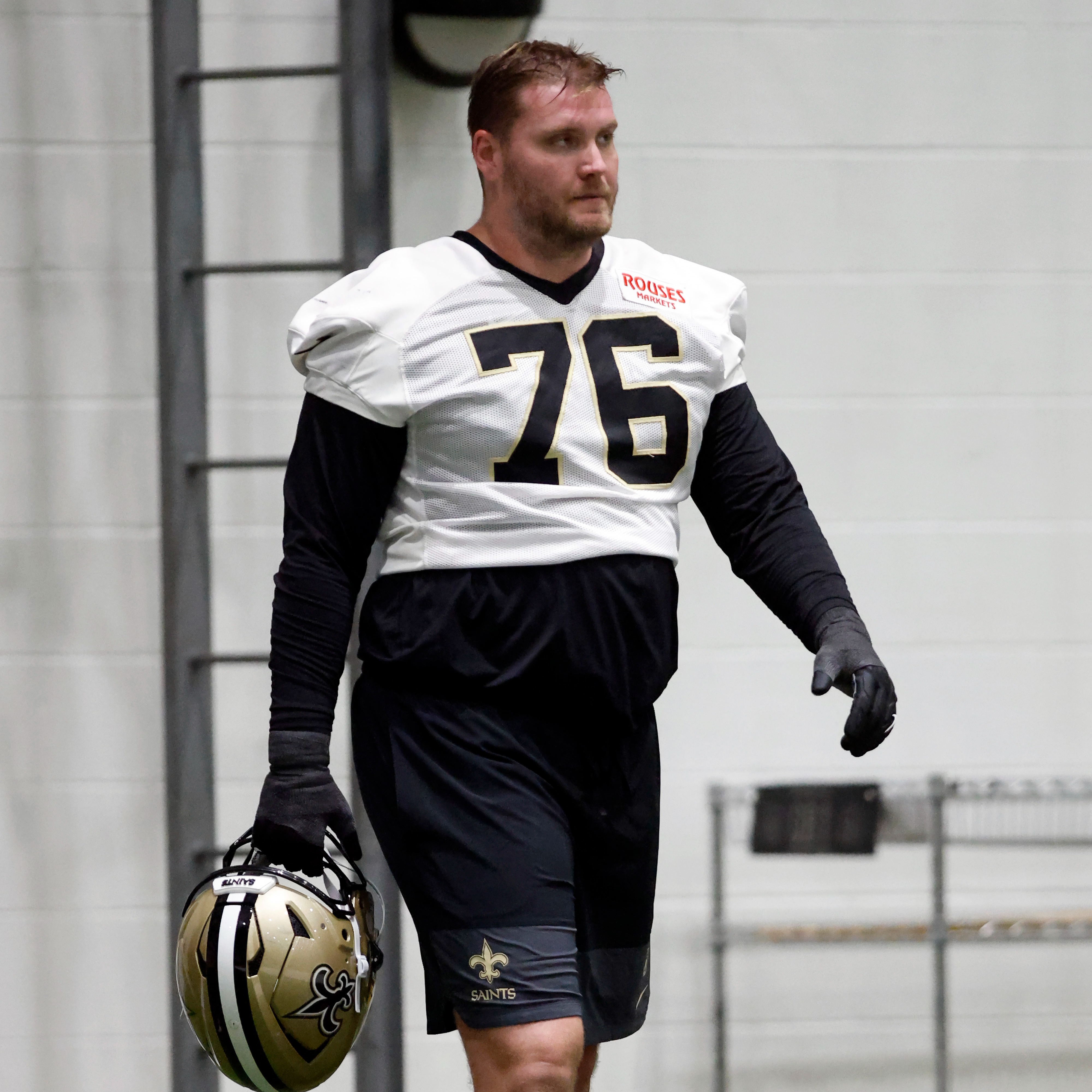 The Saints' offensive line has been stellar in the run game at joint practices
