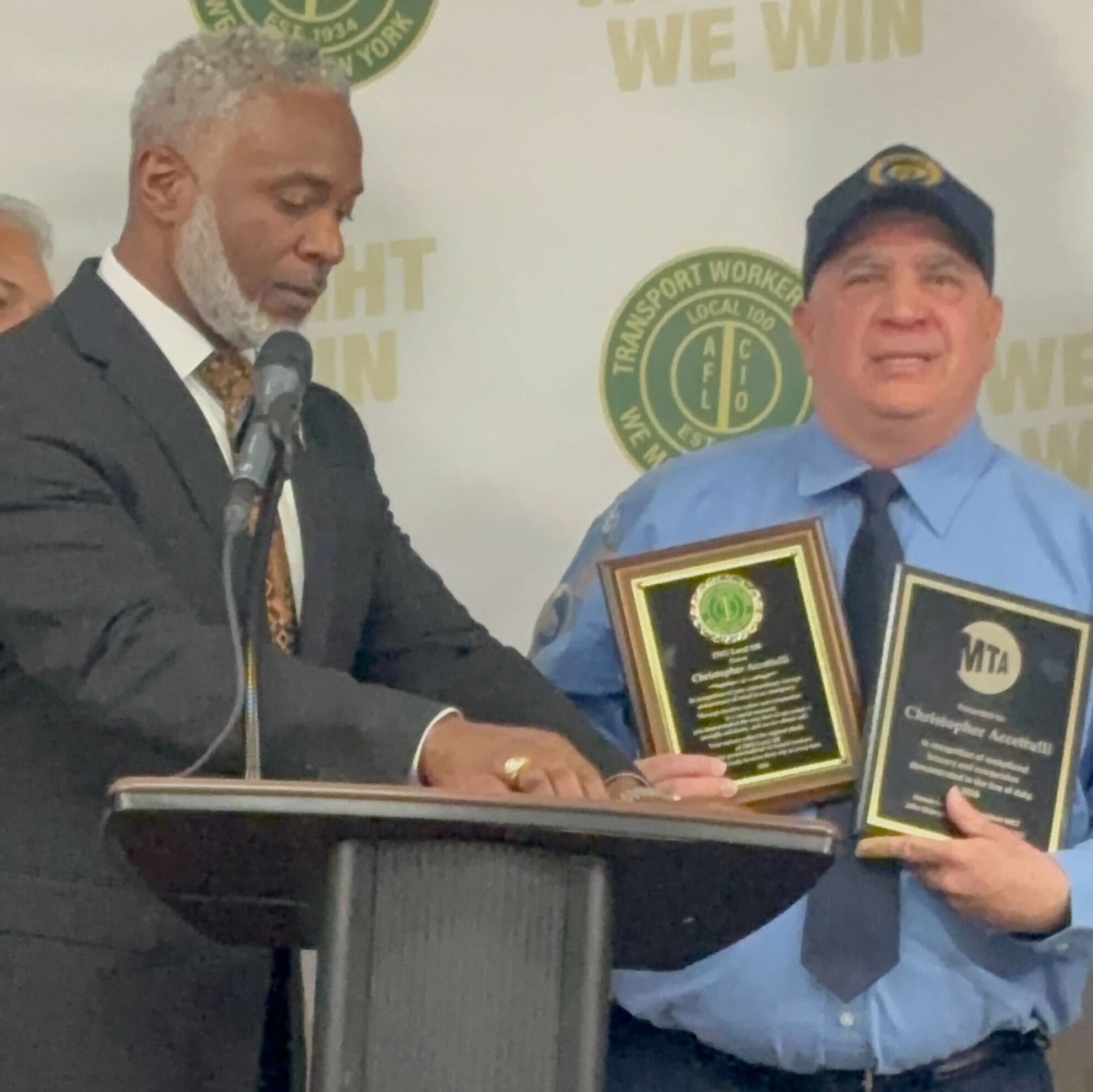 Transit union honors Brooklyn bus driver who delivered baby
