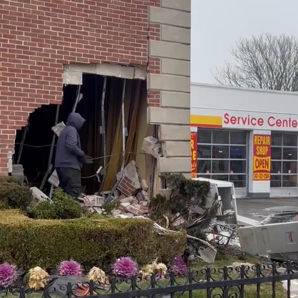 Out-of-control van driver crashes into Brooklyn funeral home