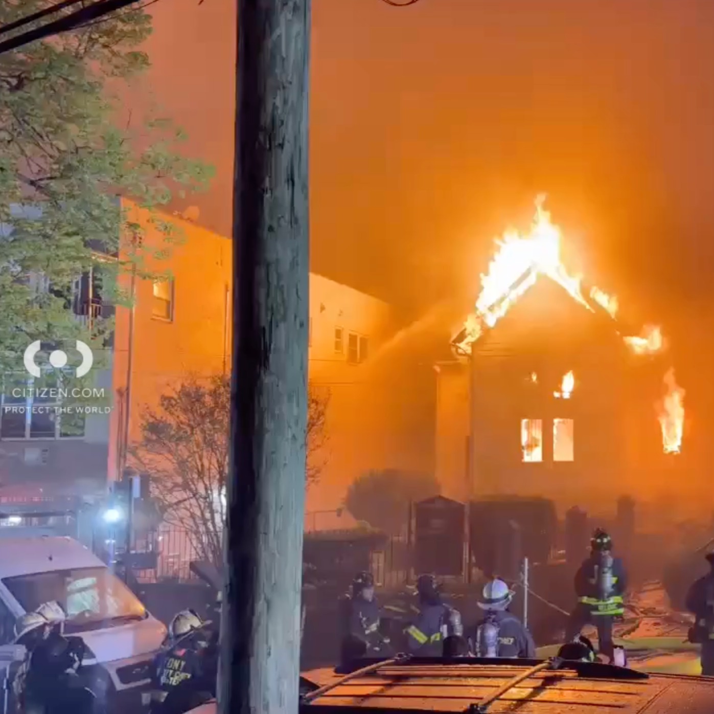 Fire burns through historic Astoria church, injuring 6 firefighters