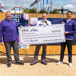 Six Flags is using its new roller coaster to help fight pancreatic cancer