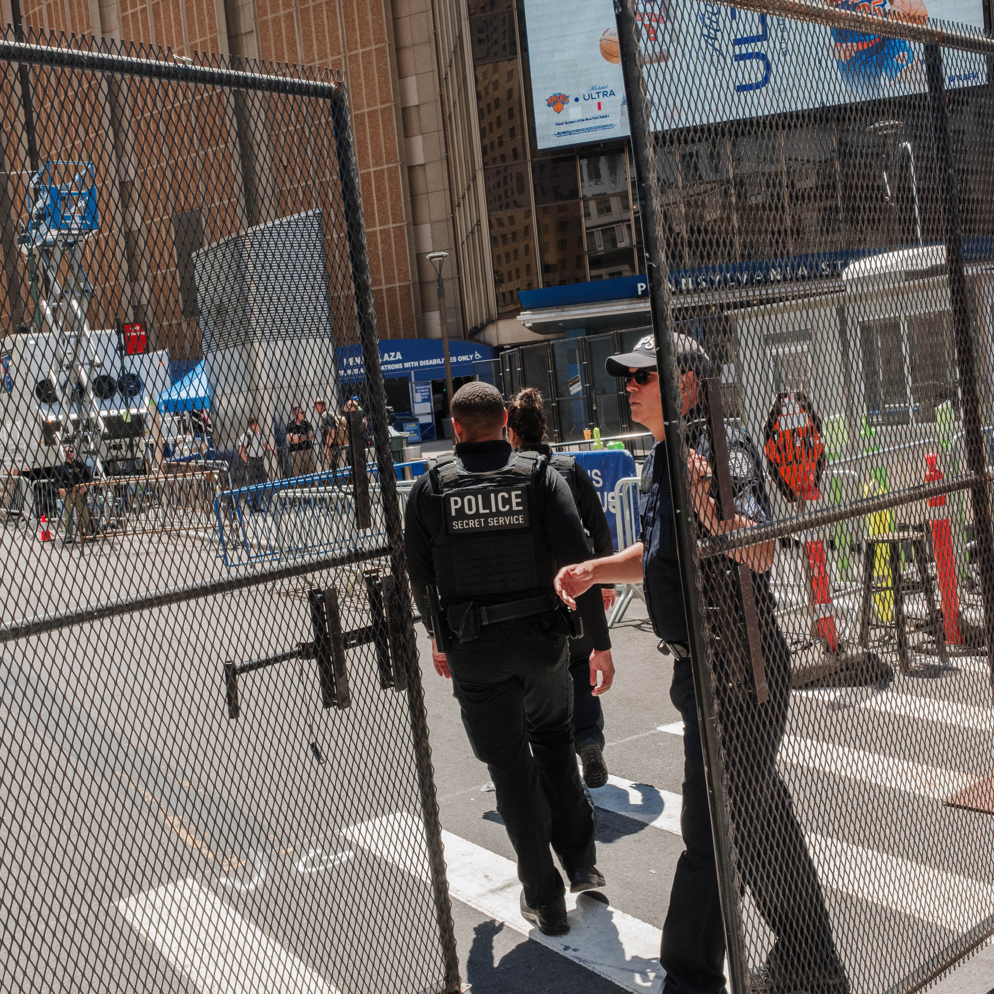 Heightened security at MSG ahead of Trump's attendance at Game 3