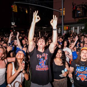 For Knicks fans across the city, the win is still electric