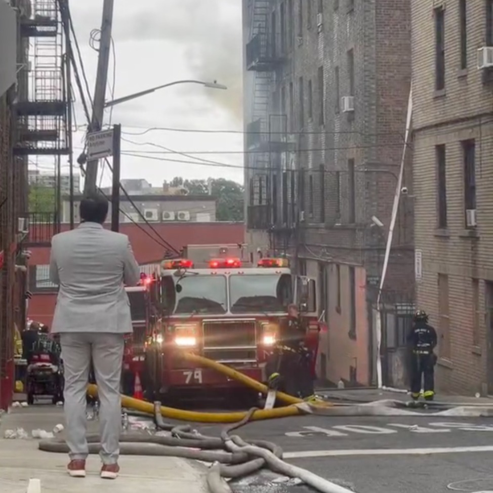 Neighbors react to 5-alarm fire caused by explosion in the Bronx