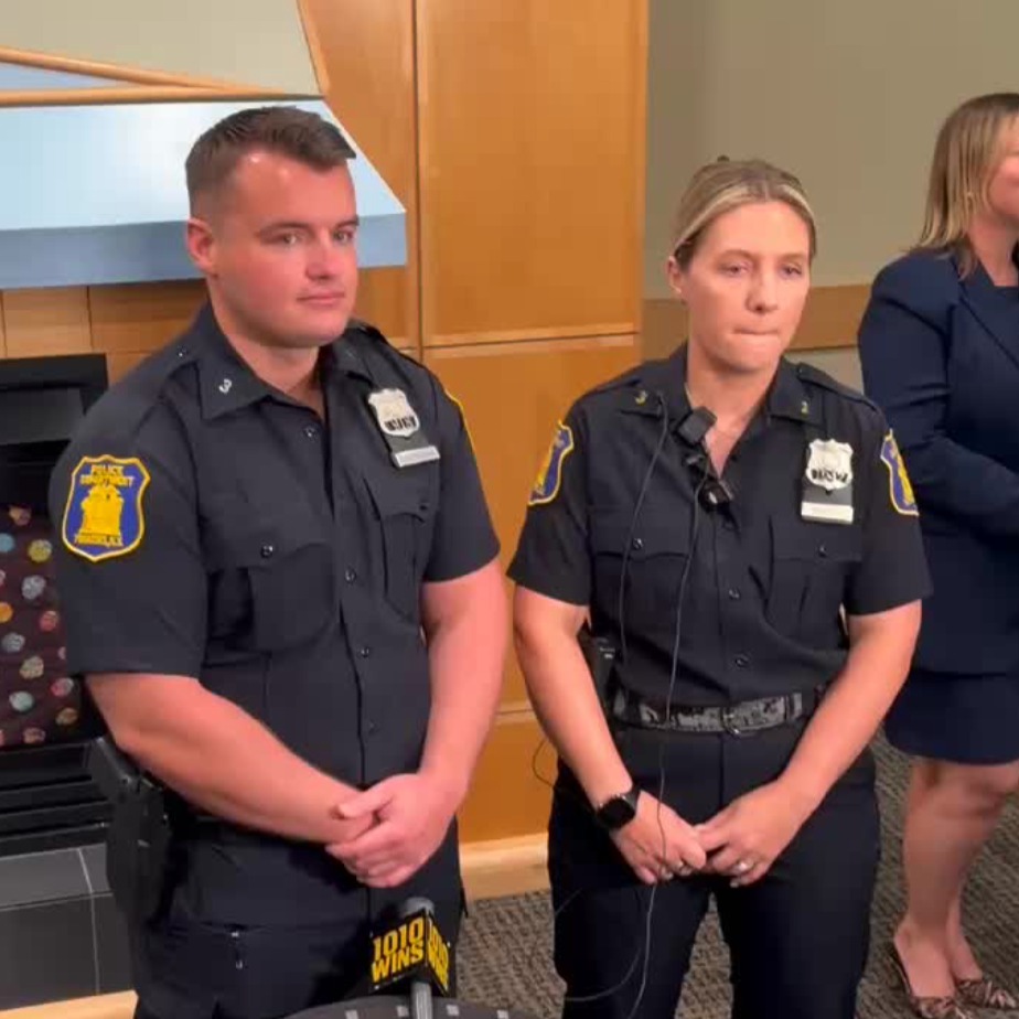 Yonkers police officers reunite with abandoned baby rescued in 2024