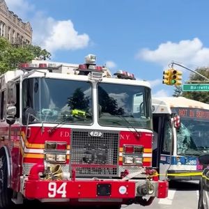 At least 19 injured after a fire truck collided with an MTA bus in the Bronx