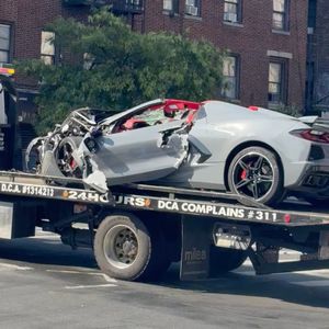 3 hurt after Corvette sparks violent chain-reaction crash in Inwood