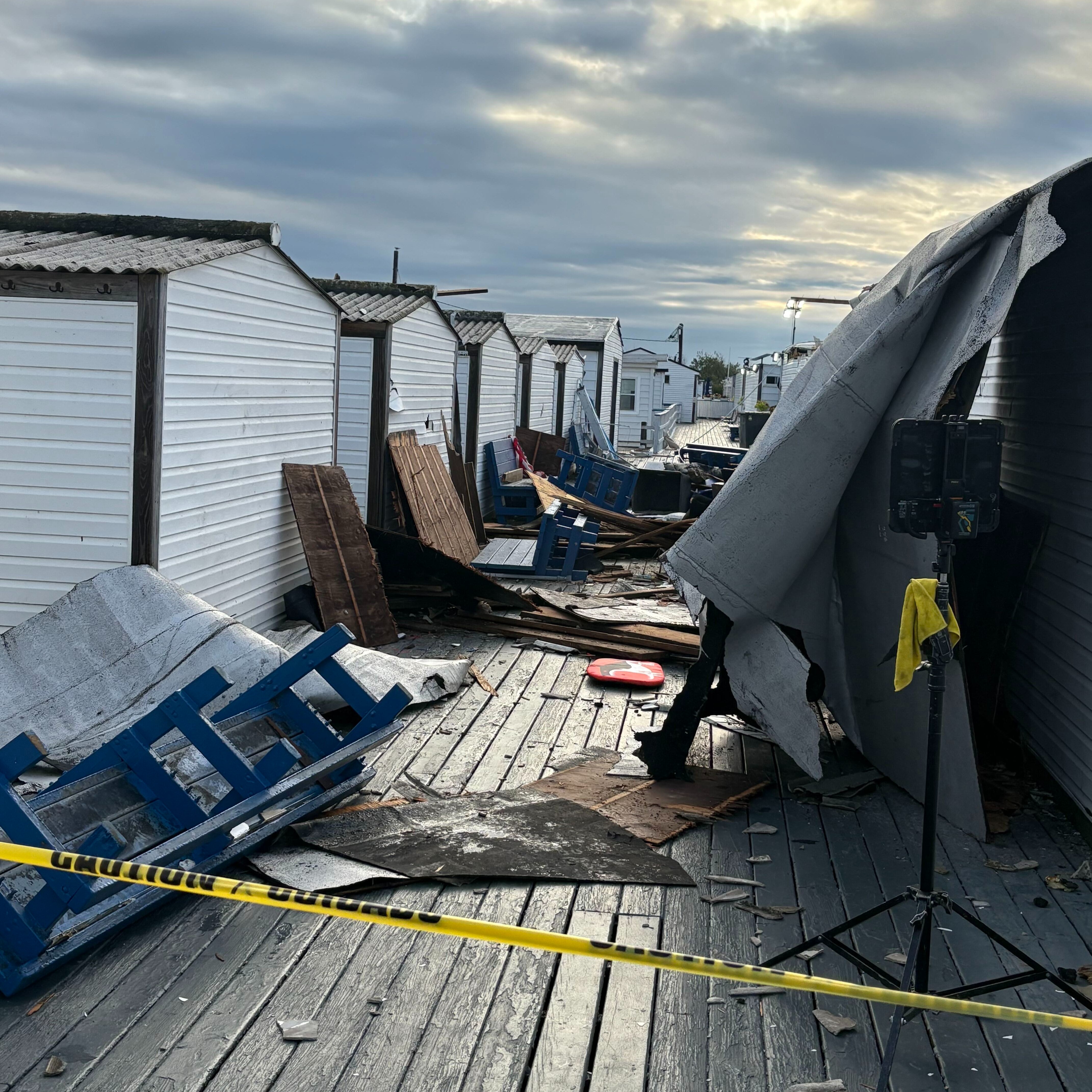 Possible tornado damages Long Island beach club as severe storms flood Tri-State