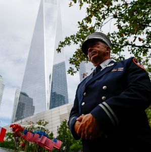 Families and mourners gather in NYC to remember the victims of 9/11
