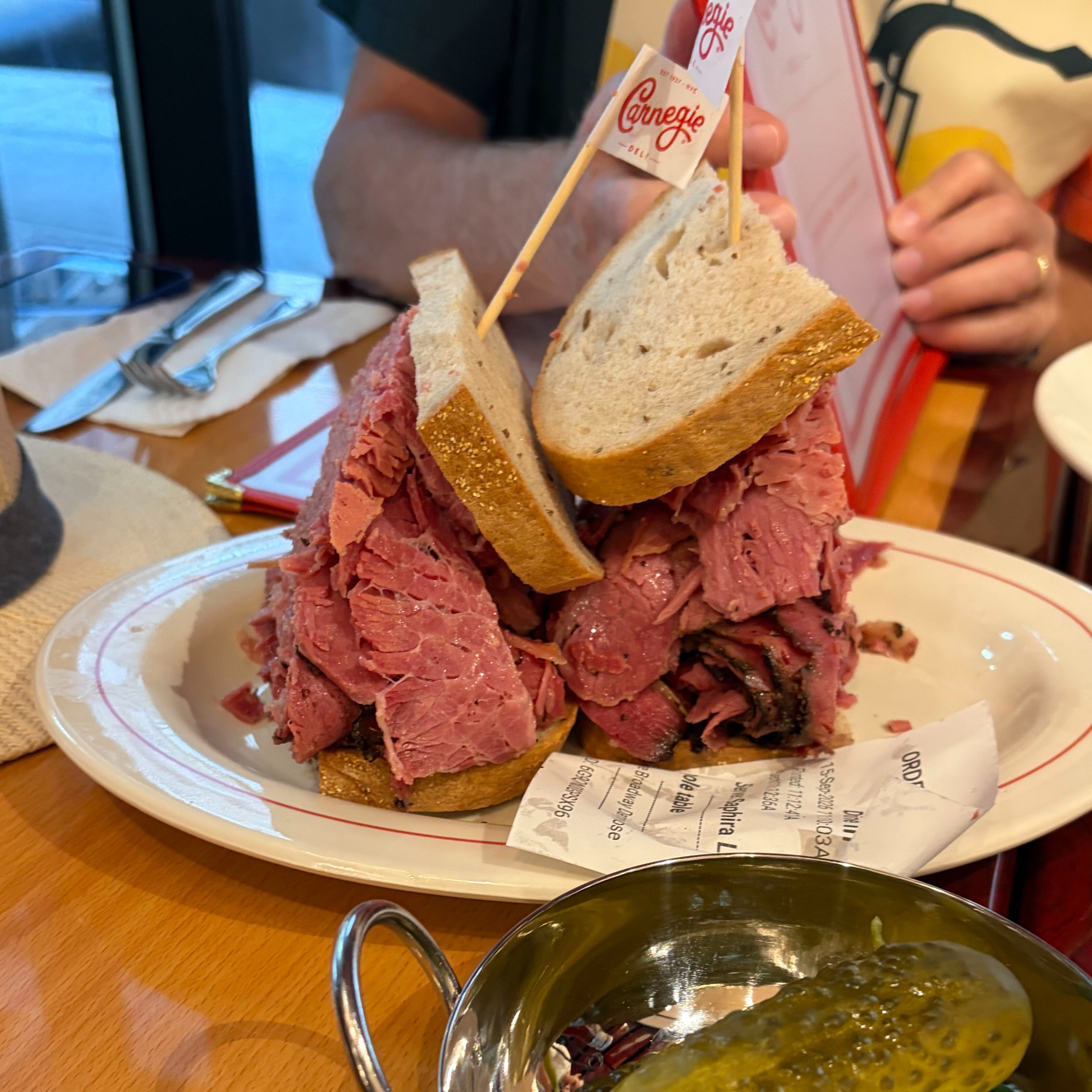 Carnegie Deli reopens in Midtown after 10 years