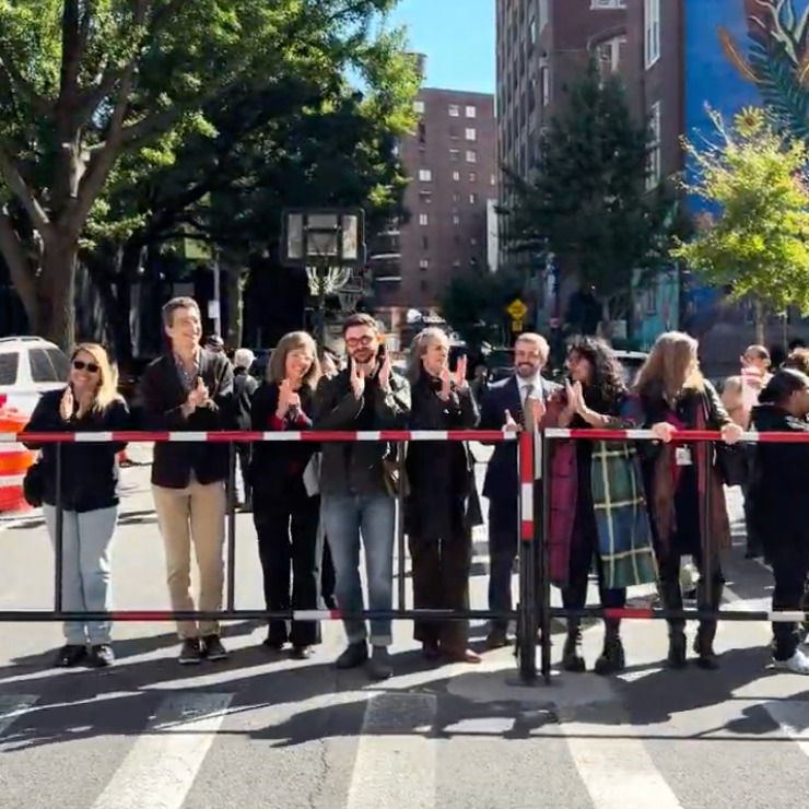 NYC gates off school street for safety and recreation